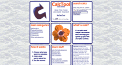 Desktop Screenshot of calctool.org